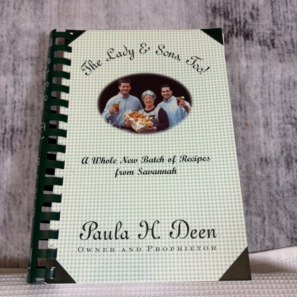 Paula Deen The Lady & Sons Too! Cookbook Savannah Recipes First Edition 2000